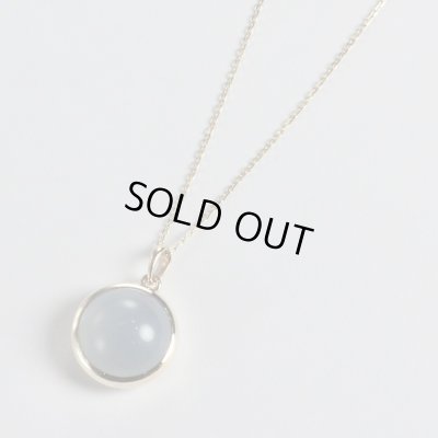 画像3: K10ブルーカルセドニーペンダントネックレス