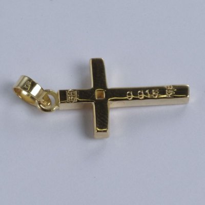 画像3: K18ダイヤ入りクロスペンダント