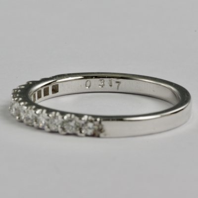 画像4: Pt900ハーフエタニティリング