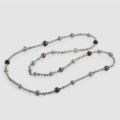 画像4: 黒蝶パール×アコヤパールネックレス