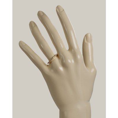 画像6: K18ハーフエタニティリング