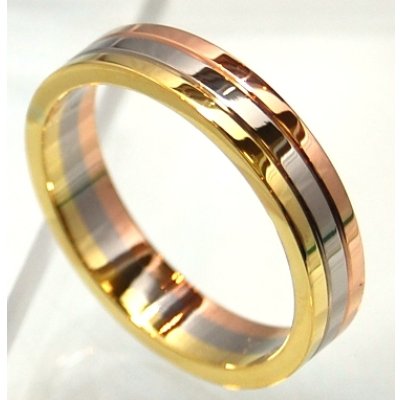 画像1: K18スリーカラー　カルティエ（トリニティ）リングサイズ直し例