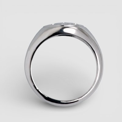 画像6: 【オーダー例】Pt900家紋リング制作