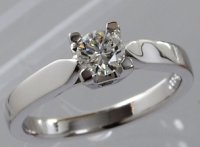 画像1: 【リフォーム例】お母様のダイヤをPt900ダイヤエンゲージリング（婚約指輪）にリフォーム