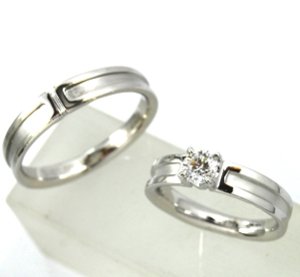 画像1: 結婚指輪（マリッジリング）のリフォーム、クリーニング新品仕上げ (1)