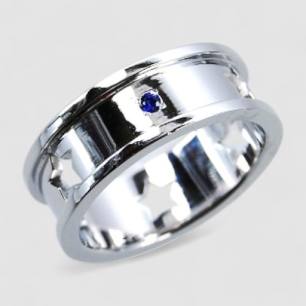 画像4: 【オーダー制作例】星モチーフのPt900オーダーマリッジリング (4)