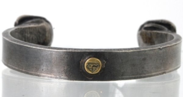 画像5: 【STOPLIGHT】ストップライト・2スカルバングルに石留め (5)