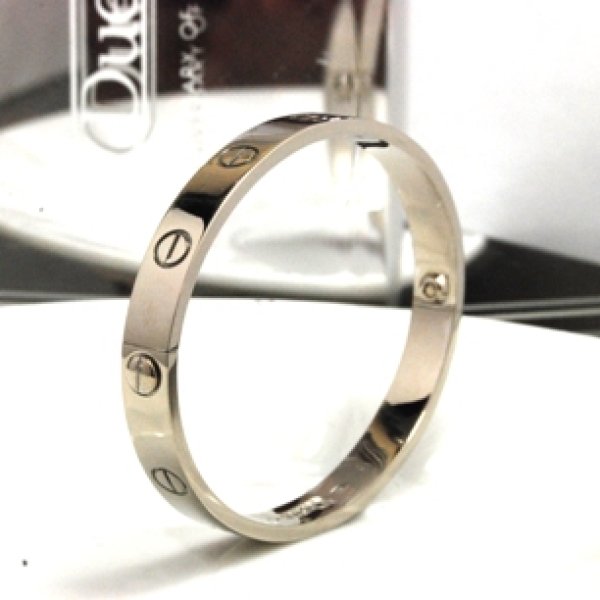 画像3: 【Cartier】ホワイトゴールドラブブレスネジ1本加工、クリーニング新品仕上げ例 (3)