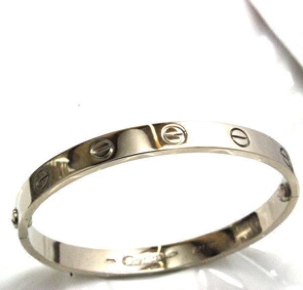 画像5: 【Cartier】ホワイトゴールドラブブレスネジ1本加工、クリーニング新品仕上げ例 (5)