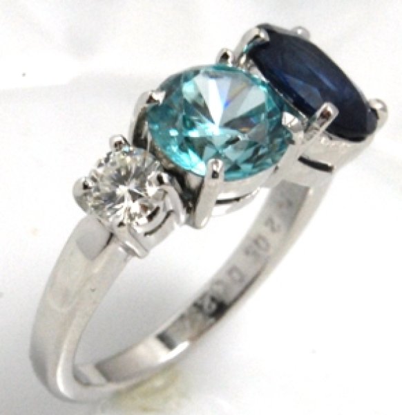 画像3: 3本の指輪の石を使って1本の指輪にリフォーム制作 (3)