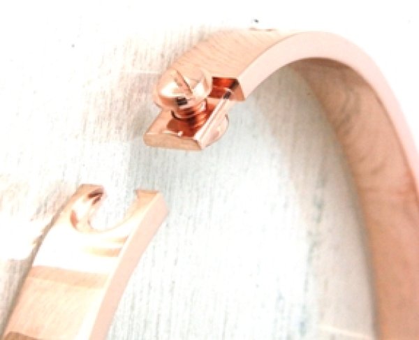 画像6: 【Cartier】ピンクゴールドカルティエラブブレスの長さを1cm大きく加工 (6)