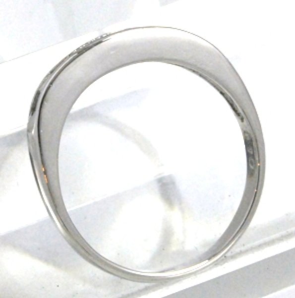 画像8: Pt900角ダイヤモンドリングの変形直し、新品仕上げ (8)