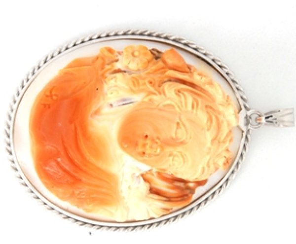 画像3: シルバーで、オーダーカメオペンダント枠制作 (3)