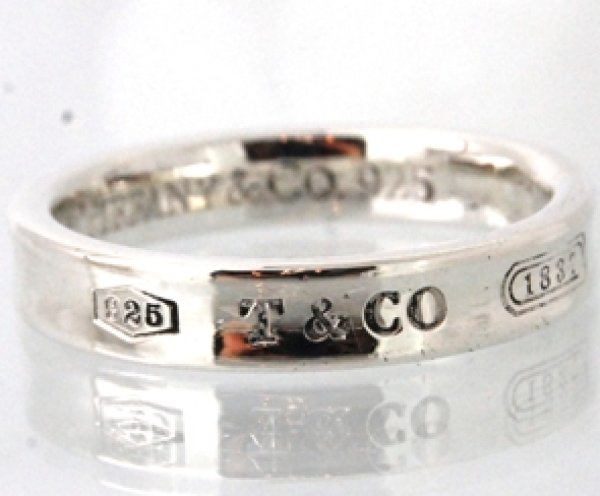 画像3: 【Tiffany & Co】ティファニー 1837 ナロー リング スターリングシルバーリング 4MMのサイズ直し (3)