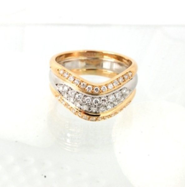 画像4: K18スリーカラーメレダイヤ入りリングのサイズ直し (4)