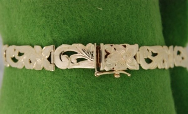 画像5: 14ホワイトゴールド・ハワイアンジュエリーブレスレットの金具修理 (5)