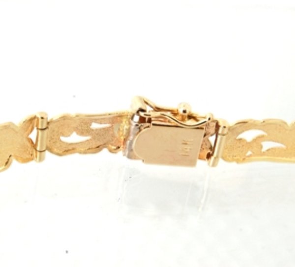 画像8: 14ホワイトゴールド・ハワイアンジュエリーブレスレットの金具修理 (8)