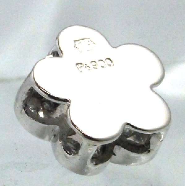 画像3: 【リフォーム・オーダー】Pt900花モチーフリングをペンダントにリフォーム(カスタマイズ) (3)