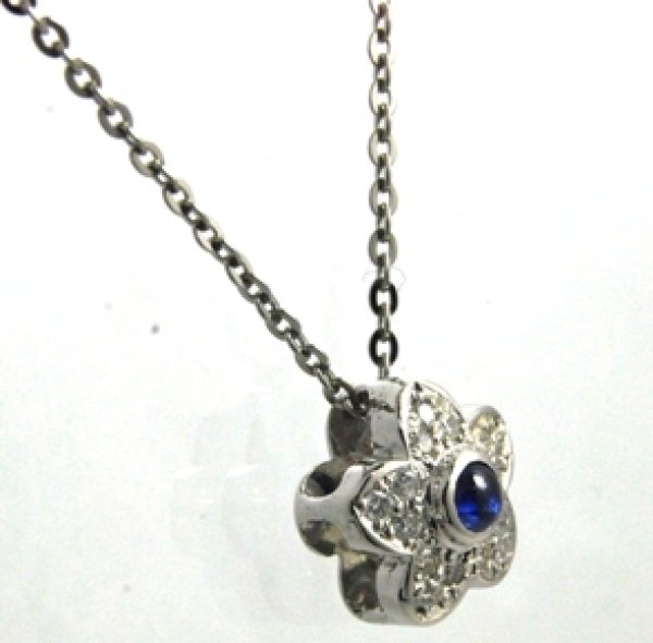 画像4: 【リフォーム・オーダー】Pt900花モチーフリングをペンダントにリフォーム(カスタマイズ) (4)