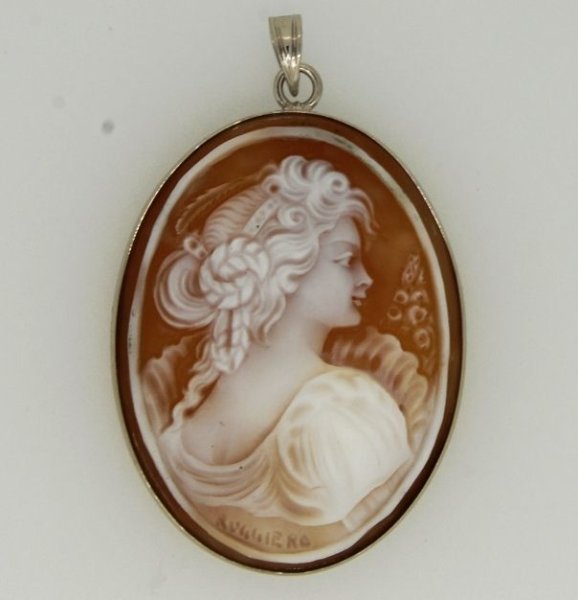 画像2: カメオペンダント制作例 (2)