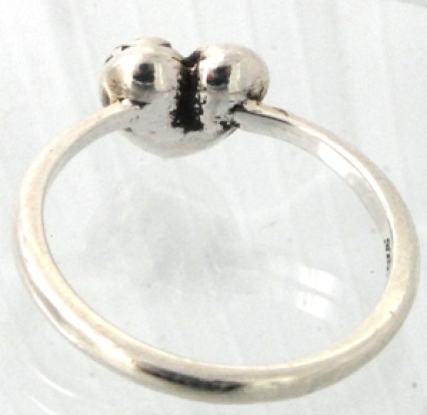 画像4: 【Chrome Hearts】クロムハーツバブルガムリング ハートをピンキーリングにサイズダウン (4)