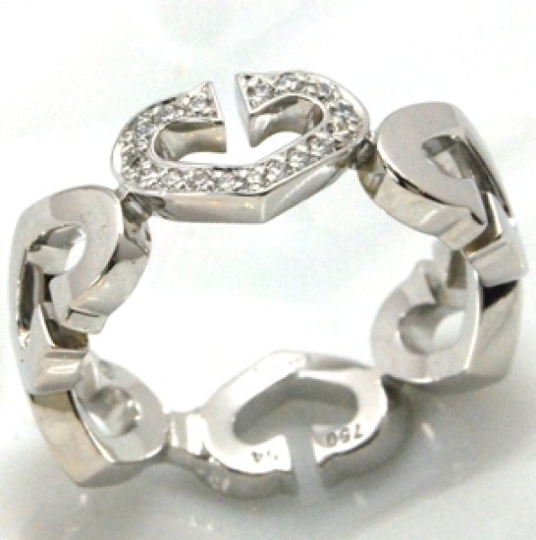 画像8: 【Cartier】カルティエ750ホワイトゴールド、ハート&シンボル リングの修理、新品仕上げしました (8)