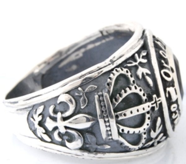 画像5: 【Orobianco】オロビアンコ SV925オニキス入りリングの変形直し例 (5)