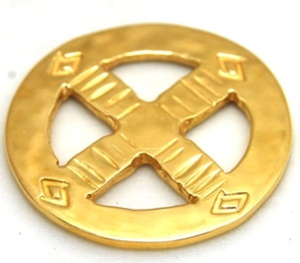 画像7: 【goro's】ゴローズ メディスンホイールを金メッキ仕上げ (7)