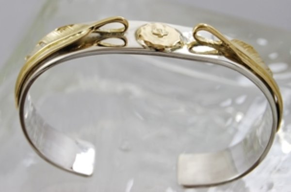 画像4: 【goro's】ゴローズK18フェザー付きバングル修理例 (4)