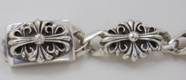 画像2: 【Chrome Hearts】クロムハーツ sv925 ブレスカスタム例 (2)