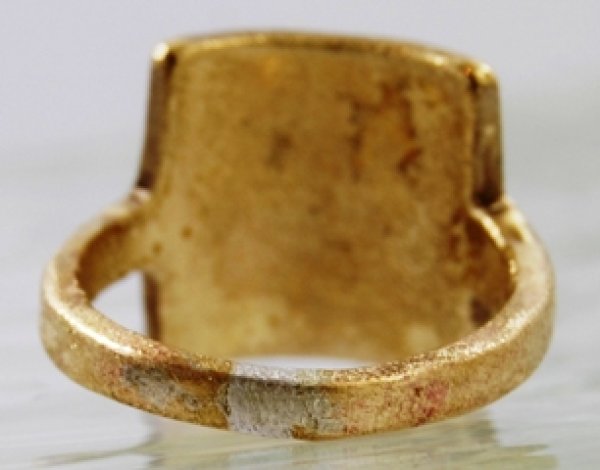 画像3: 【SERGE THORAVAL】セルジュ・トラヴァルリング（ブロンズに18Ｋコーティング）修理例 (3)