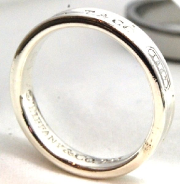 画像8: 【Tiffany & Co】ティファニー 1837 ナロー リング スターリングシルバーリング 4MMのサイズ直し (8)