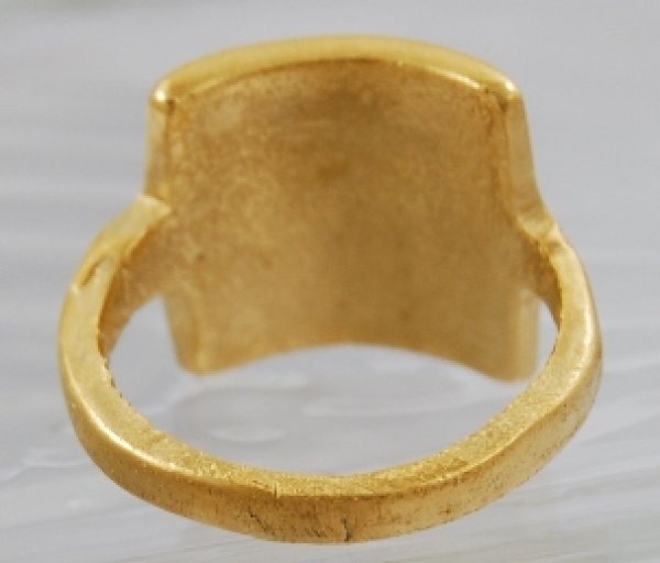 画像6: 【SERGE THORAVAL】セルジュ・トラヴァルリング（ブロンズに18Ｋコーティング）修理例 (6)