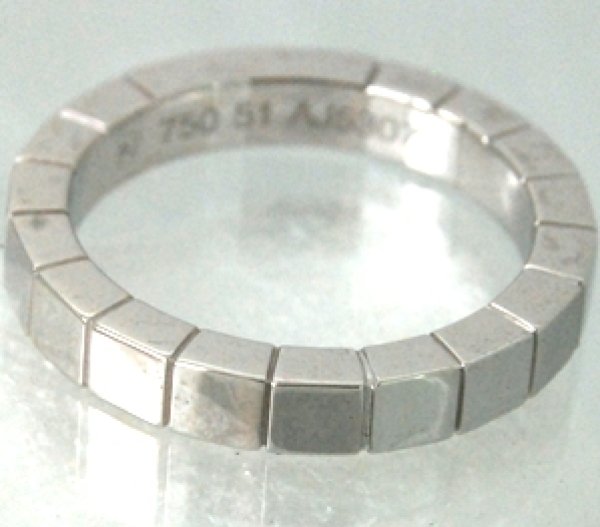 画像6: 【Cartier】カルティエ750ホワイトゴールドラニエールリングのサイズ直し (6)