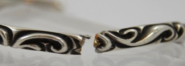 画像3: 【Chrome Hearts】クロムハーツ シルバーバングル修理例 (3)