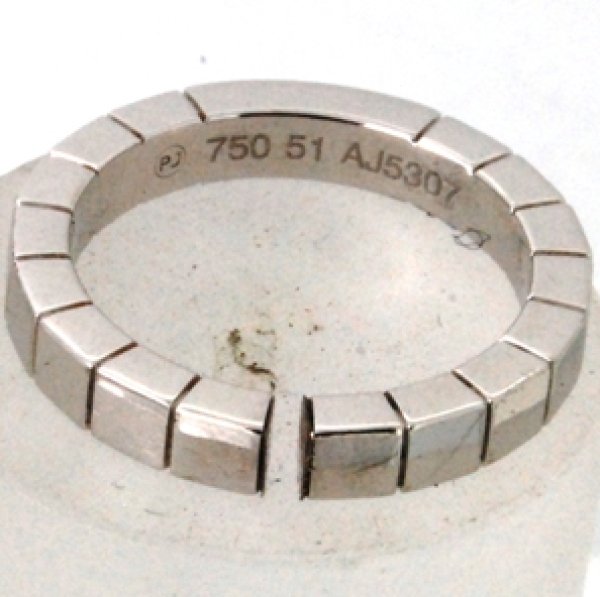 画像3: 【Cartier】カルティエ750ホワイトゴールドラニエールリングのサイズ直し (3)