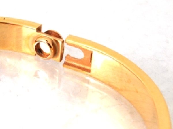 画像4: 【Cartier】ピンクゴールドカルティエラブブレスの長さを1cm大きく加工 (4)