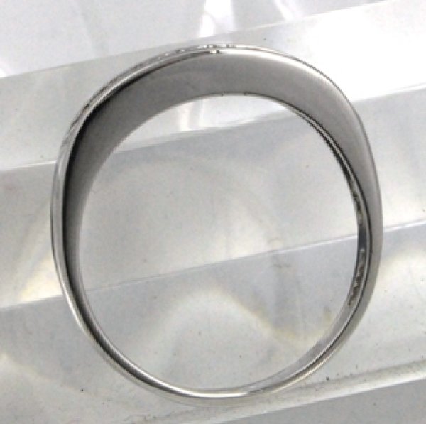 画像7: Pt900角ダイヤモンドリングの変形直し、新品仕上げ (7)