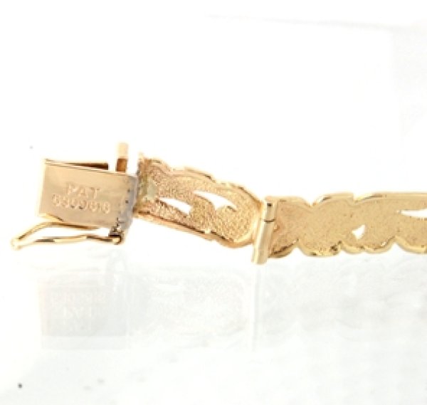 画像4: 14ホワイトゴールド・ハワイアンジュエリーブレスレットの金具修理 (4)