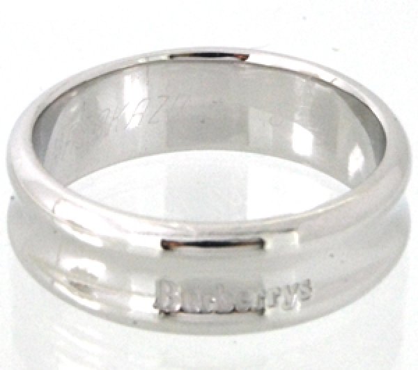 画像3: 18WG(ホワイトゴールド)バーバリーリングのサイズ直し (3)