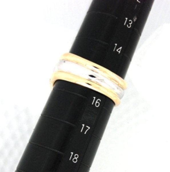 画像6: K18スリーカラーメレダイヤ入りリングのサイズ直し (6)