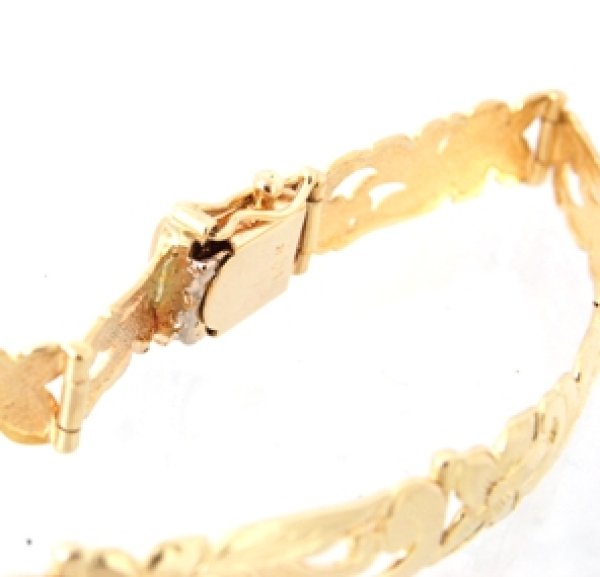 画像7: 14ホワイトゴールド・ハワイアンジュエリーブレスレットの金具修理 (7)