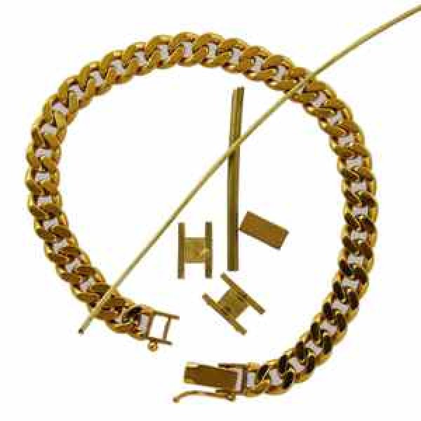 画像4: K18ダブルキヘイブレスレット(長さ足し) (4)