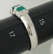 画像6: Pt900エメラルド、ダイヤ入りリングのサイズ直し (6)