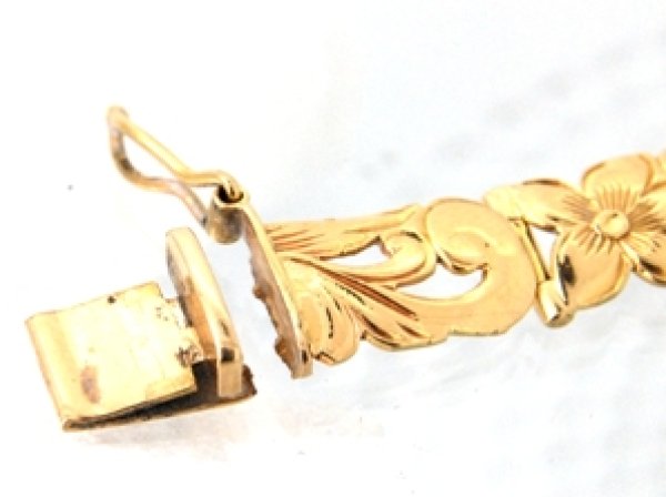 画像3: 14ホワイトゴールド・ハワイアンジュエリーブレスレットの金具修理 (3)