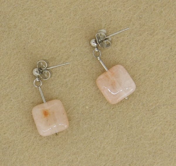 画像6: チタン 天然石ピアス (6)