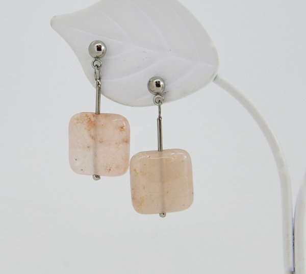 画像5: チタン 天然石ピアス (5)