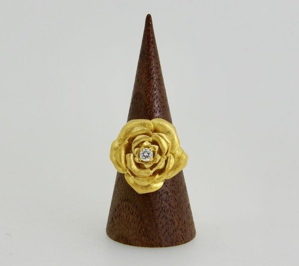 画像3: SV925/CZ ローズリング (3)