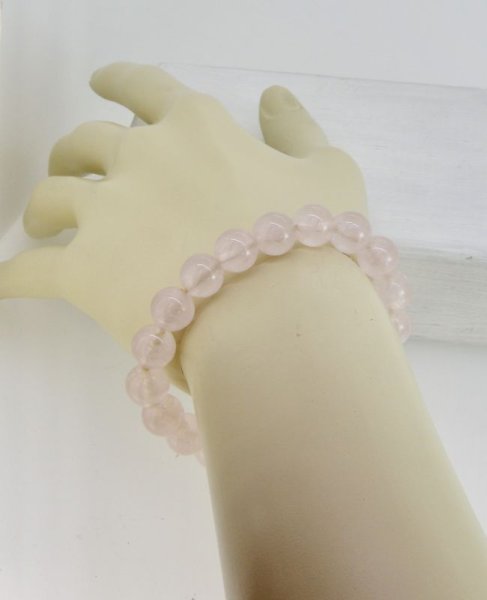 画像8: ローズクォーツブレスレット (8)