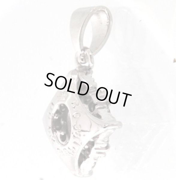 画像9: Pt900/K18WG ルビー・ダイヤ入りペンダントネックレス (9)